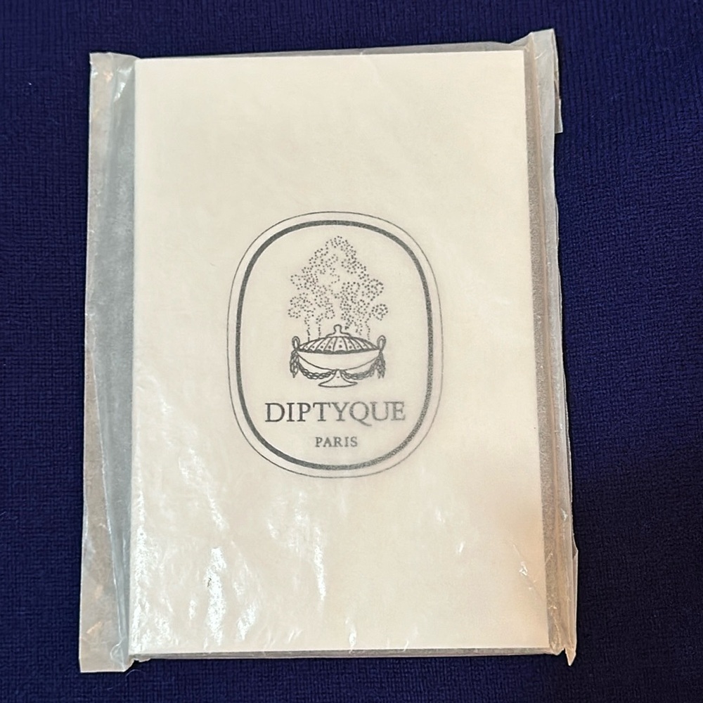 Diptyque scented notebook